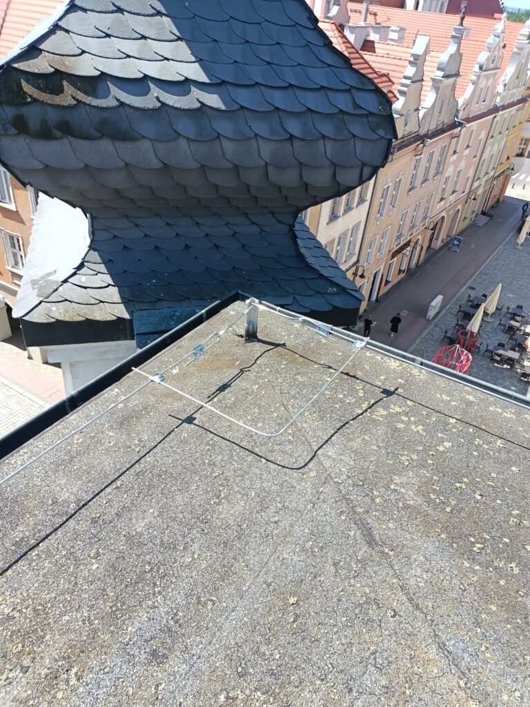 renowacja instalacji odgromowej w budynku banku w Kędzierzynie-Koźlu