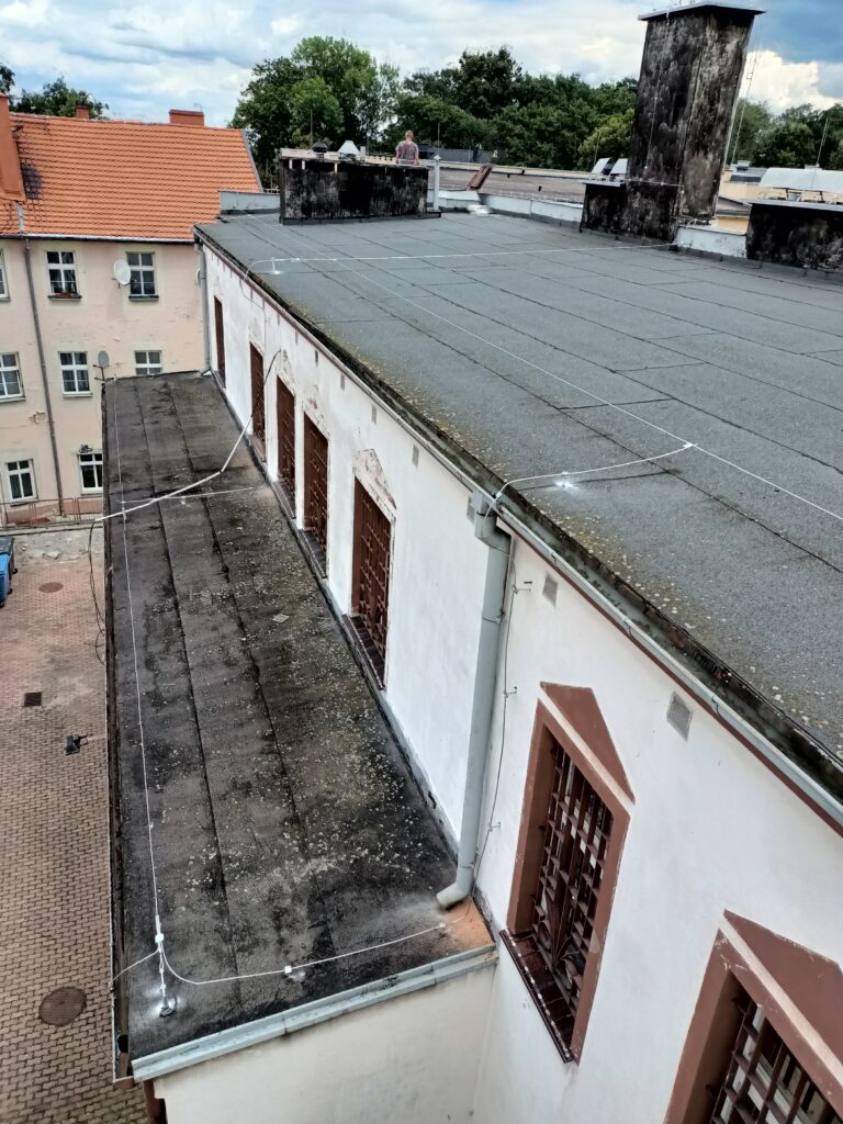 renowacja instalacji odgromowej w budynku banku w Kędzierzynie-Koźlu