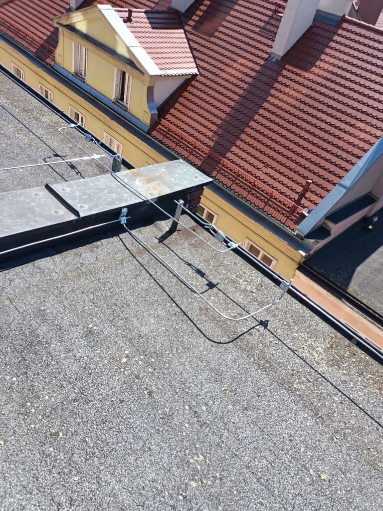 renowacja instalacji odgromowej w budynku banku w Kędzierzynie-Koźlu